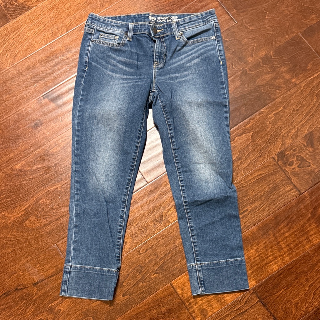 Gap Stylish Blue Cropped Women's Jeans